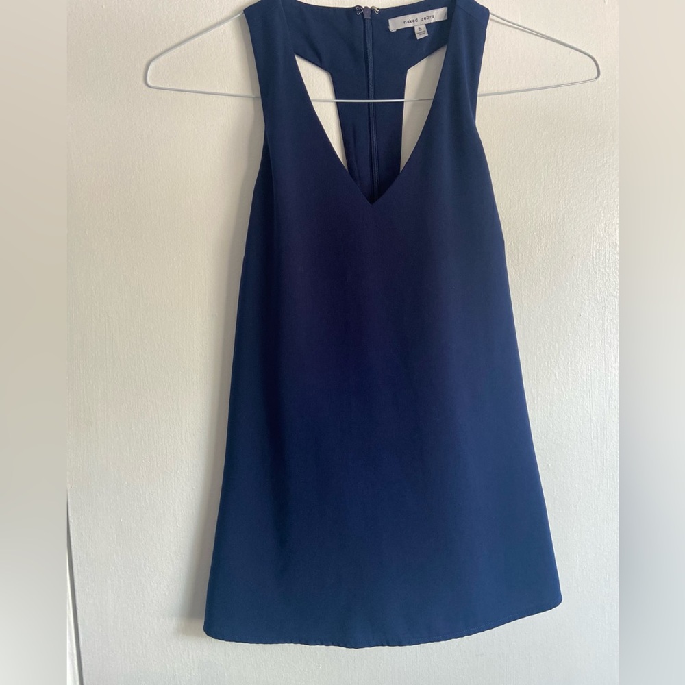 Navy blue tank top